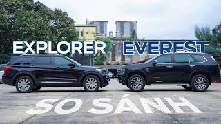 So Sánh Top SUV 7 Chỗ Ford Explorer vs Ford Everest