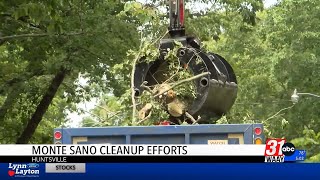 Huntsville crews work overtime to clear Monte Sano storm debris