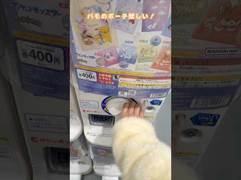 パモのポーチ欲しい！ #ガシャポン #ポケモン #shorts