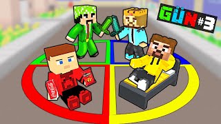 LAST ONE COMING FROM THE COLORED CIRCLE WINS!   Minecraft