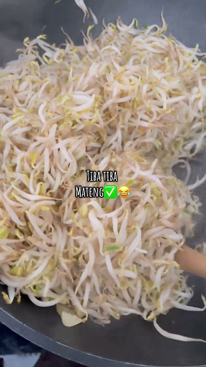 Masak toge dan goreng tempe