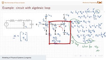 Examples of deriving state equations from a bond graph with algebraic loop