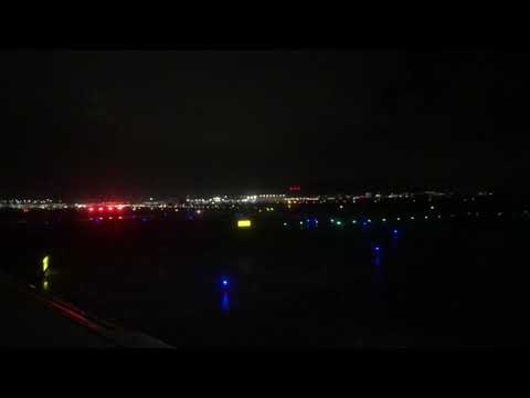 United Airlines Airbus A320 Takeoff SFO To ATL Night