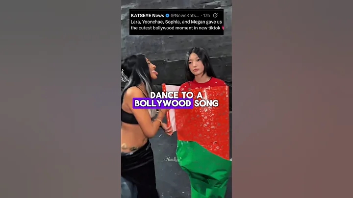 Lara and Katseye Dancing on Bollywood Song? #Lara #Katseye #Kpop