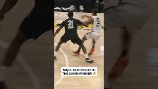 Nique Clifford hits a SWEET game-winner for the Sacramento Kings 🚨🌟