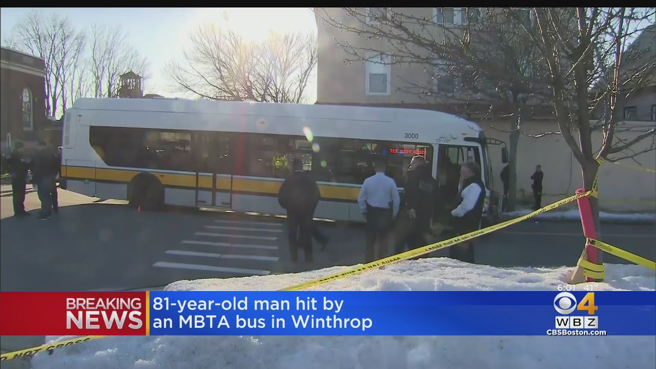 81-Year-Old Man Hit By MBTA Bus In Winthrop - YouTube