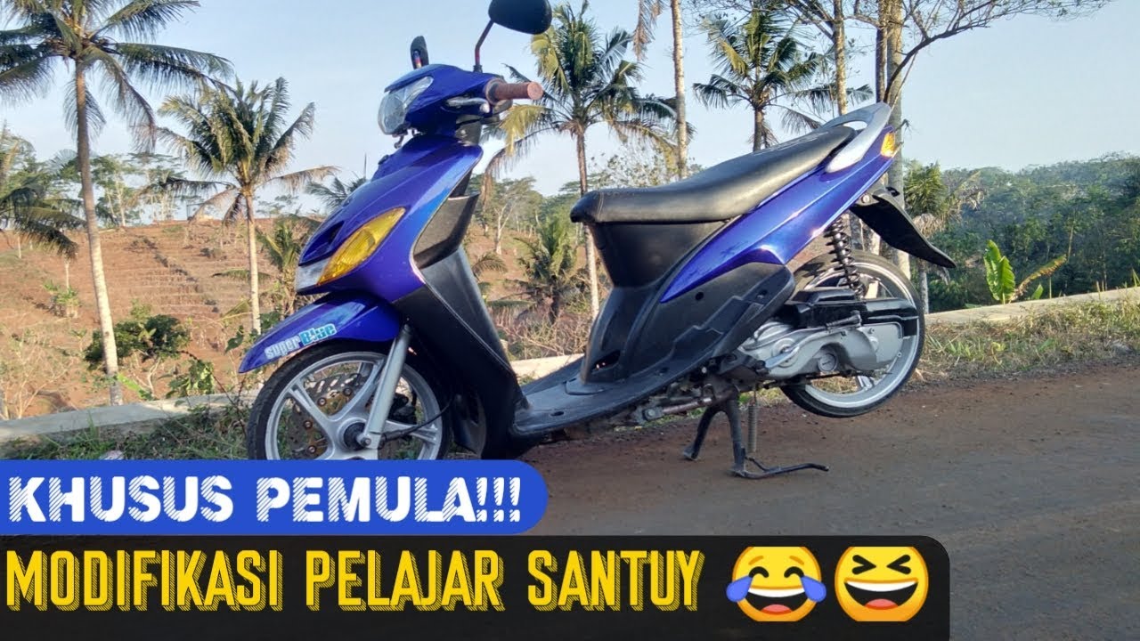 Review Yamaha Mio Modifikasi Babylook Low Budget YouTube