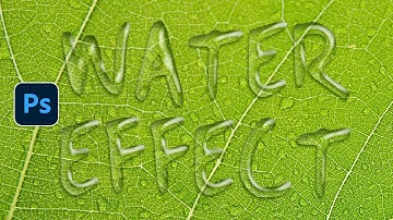 How to Create Water Text Effect on Adobe Photoshop