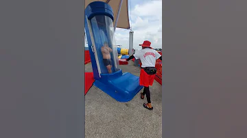 THE BLUE DARE DROP WATERSLIDE Shorts Waterpark Waterslides 