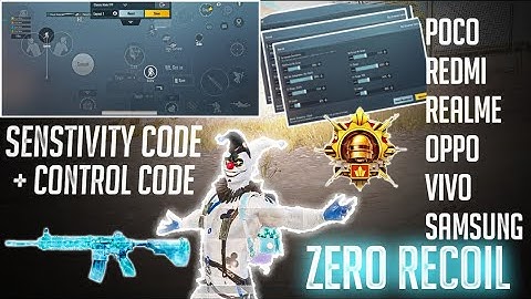 New Best Senstivity Code + Control Code Setting Bgmi | Bgmi 1.8 Update | Pubg After Update 1.8
