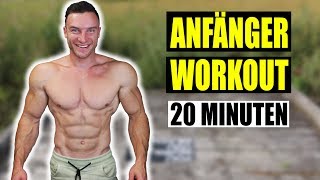 20 Minuten Ganzkörper Anfänger Workout für Zuhause | ohne Equipment - Sascha Huber image