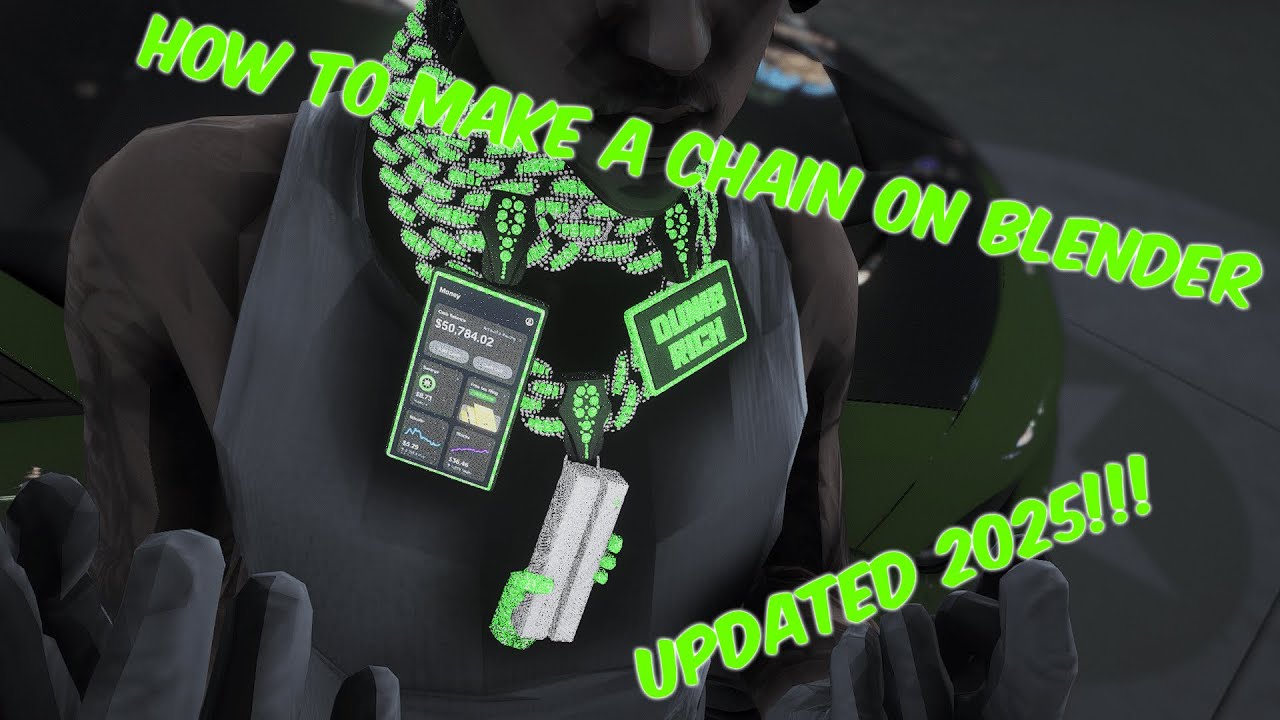 How to Make a Chain In Blender UPDATED 2025!! - YouTube