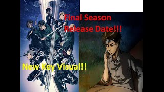 Attack on Titan Season 4 Release Date Revealed! | Too early or too late?| Analysis of New Key Visual