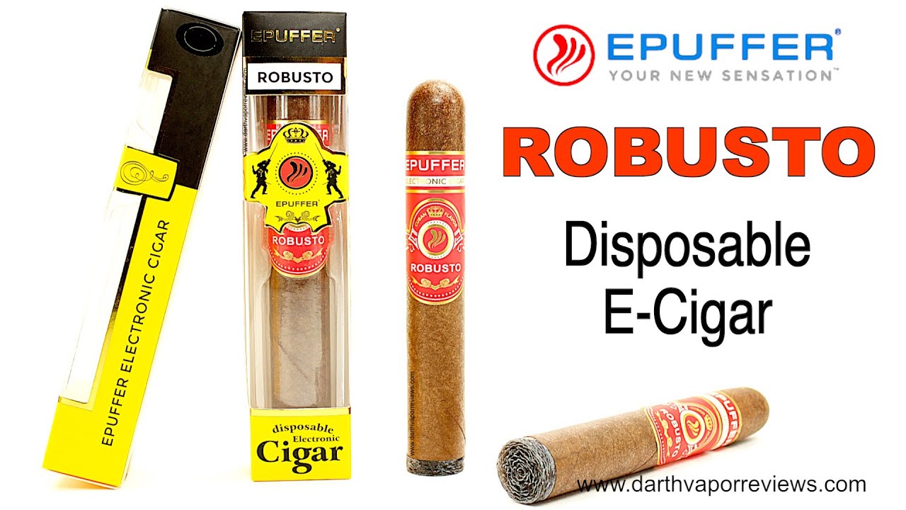 EPUFFER – Cigare électronique Robusto Blue Havana, saveur de cigares cubains  de qualité supérieure, embout en liège souple, sans nicotine : :  Hygiène et Santé