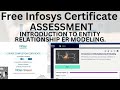 Introduction_to_Entity_Relationship_ER_Modeling_Assessment_Solution, (with 💯 % accuracy); #Infosys.