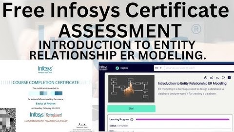 Introduction_to_Entity_Relationship_ER_Modeling_Assessment_Solution, (with 💯 % accuracy); #Infosys.