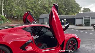 Vertical Doors Lambo Doors C8 Corvette The Car Stylist by Mad Cre8tions 2,553 views 2 years ago 1 minute, 10 seconds