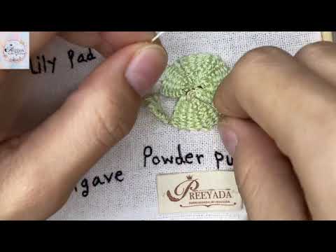 How to embroider powder puff ส กระเป๋าปักมือ 🪡🧵💐🐇🧚🏻‍♀️  งานปัก embroidery handmade ปักมือ งานปัก ปักผ้า