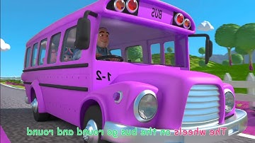 [100 SECOND LOOP] Wheels on the Bus Sound Variations | Remix Version | WonderWire Kids