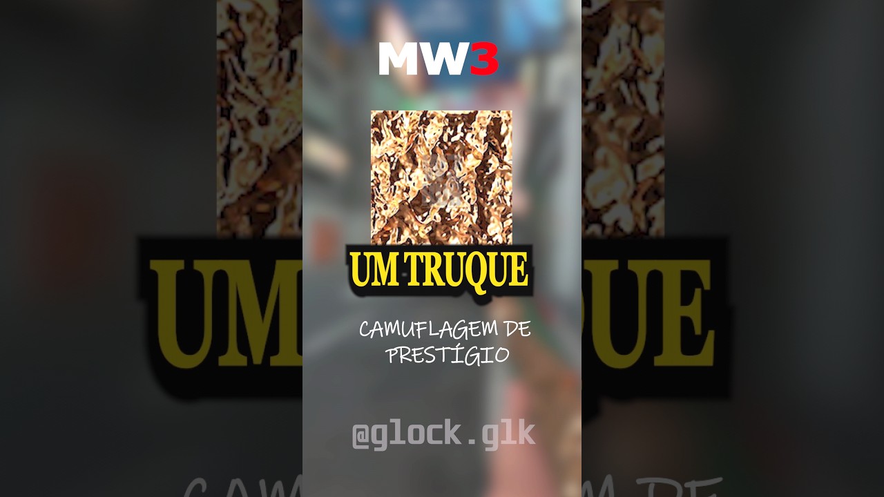 A NOVA CAMUFLAGEM DE PRESTÍGIO DO MW3! 