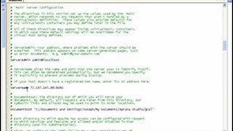 Setting up a .com with xampp