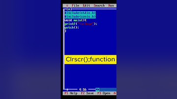 use of clrscr(); function | C Programming Tutorial #viralvideo #shorts #viral  #coding