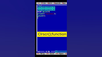 use of clrscr(); function | C Programming Tutorial #viralvideo #shorts #viral  #coding
