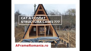 #17 Cat a costat structura Casei de lemn pe panouri SIP /  costuri aditionale / manopera / utilaje