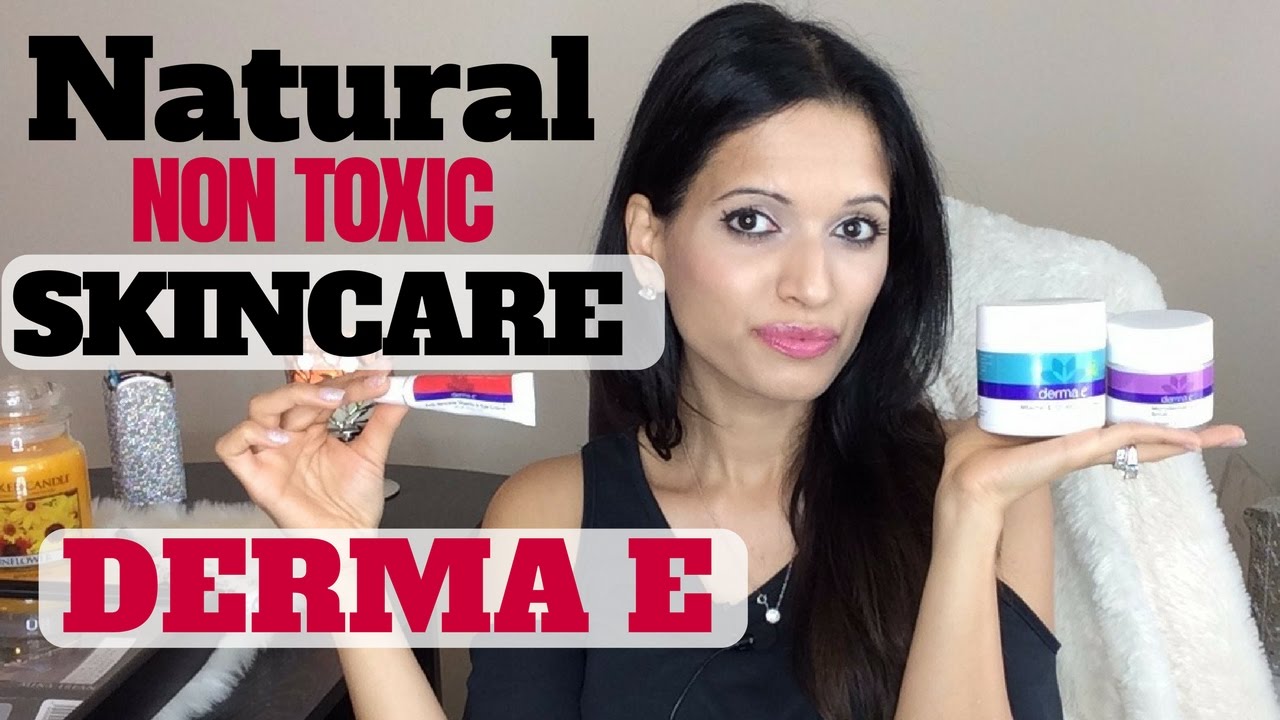 DERMA E Natural Skin Care REVIEW Non Toxic ANTI AGING SKINCARE