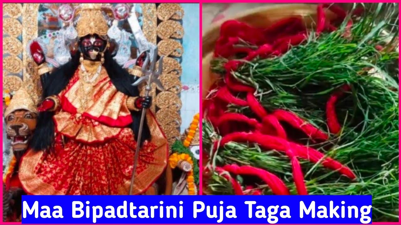 Puja taga making | Bengali Vlogger Riya #bipadtarinitaga # ...