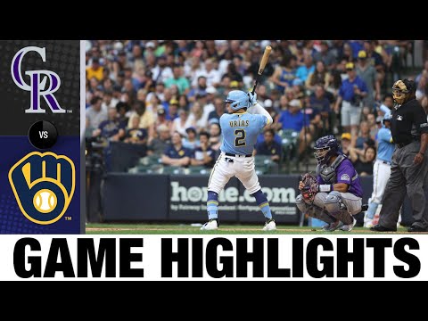 Rockies vs. Brewers Highlights (7/22/22) | MLB Highlights