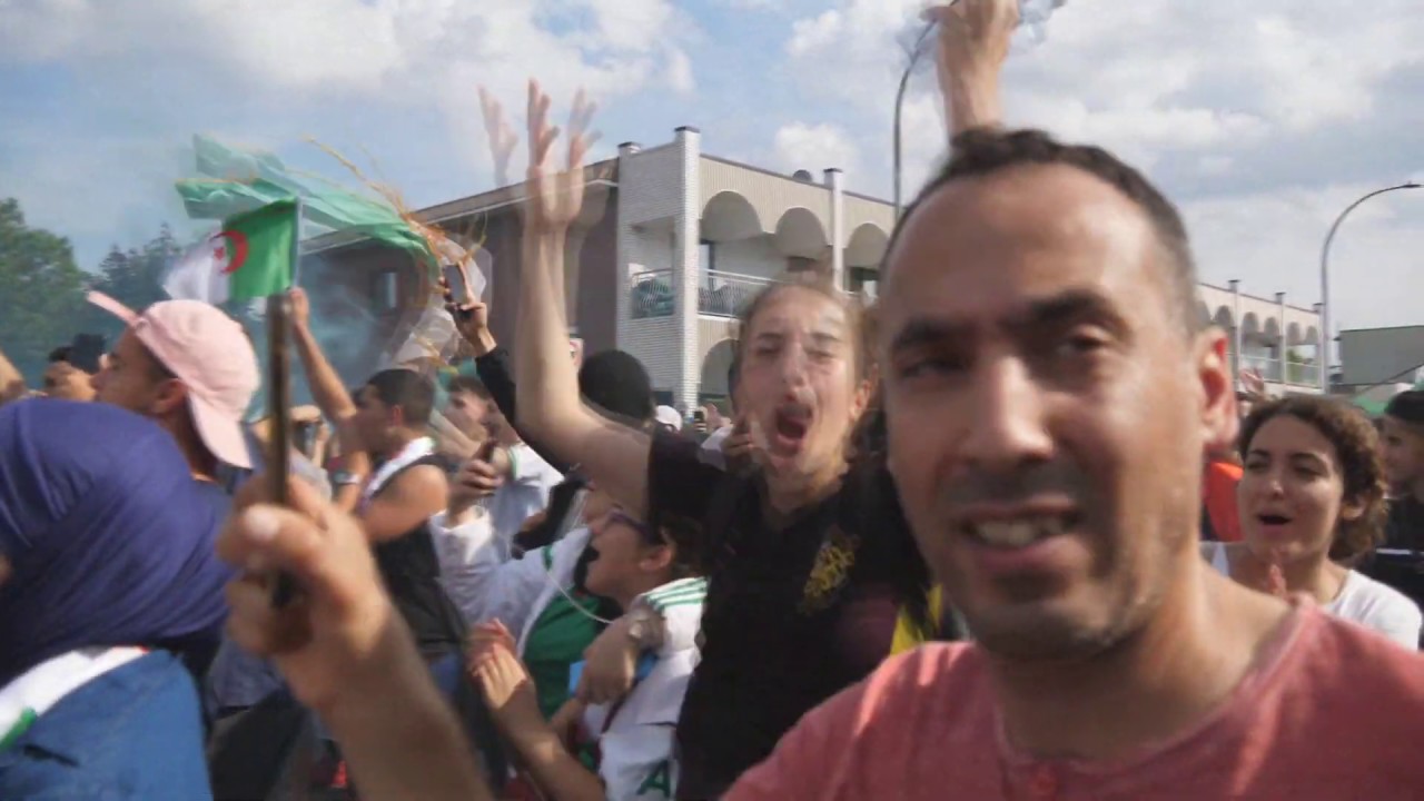 La joie des Algériens à Montréal