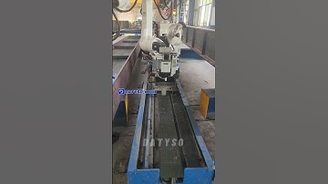 Trạm robot hàn ứng dụng trong ngành sản xuất thép kết cấu . LH: 0963.410.111
