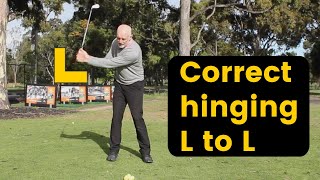 Correct hinging and release drill