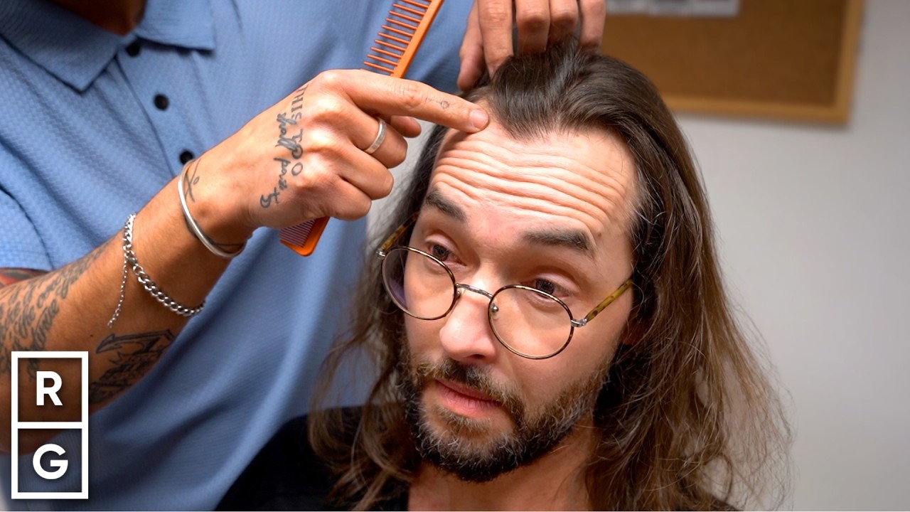 He Wanted the Haircut From His 20's AGAIN... 25 YEARS Later with a Receding Hairline
