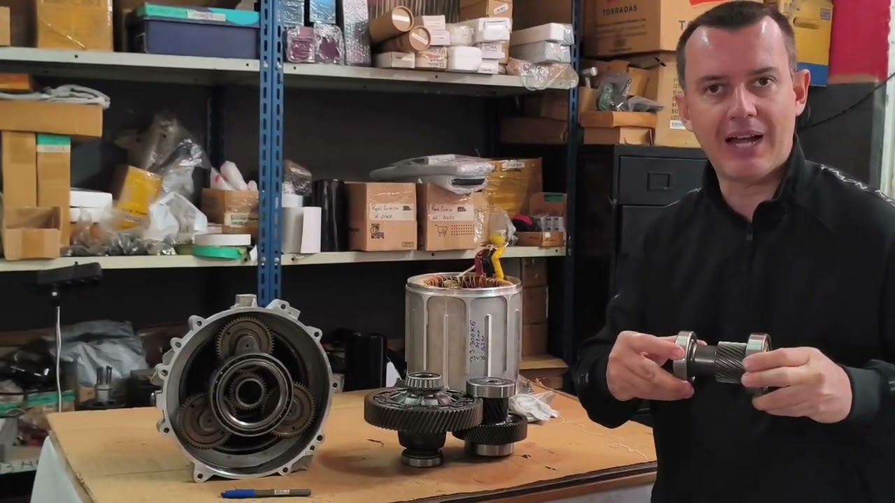 Motor elétrico byd 204cv x motor elétrico volvo 204cv , caixa de redução vídeo parte 3