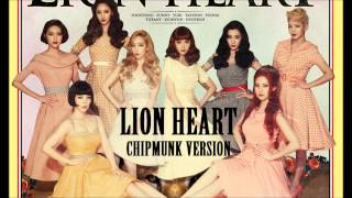 Girls' Generation - Lion Heart [Chipmunk Version]