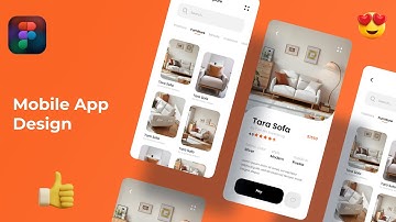 Mobile Sofa App UI UX Figma Design Tutorial