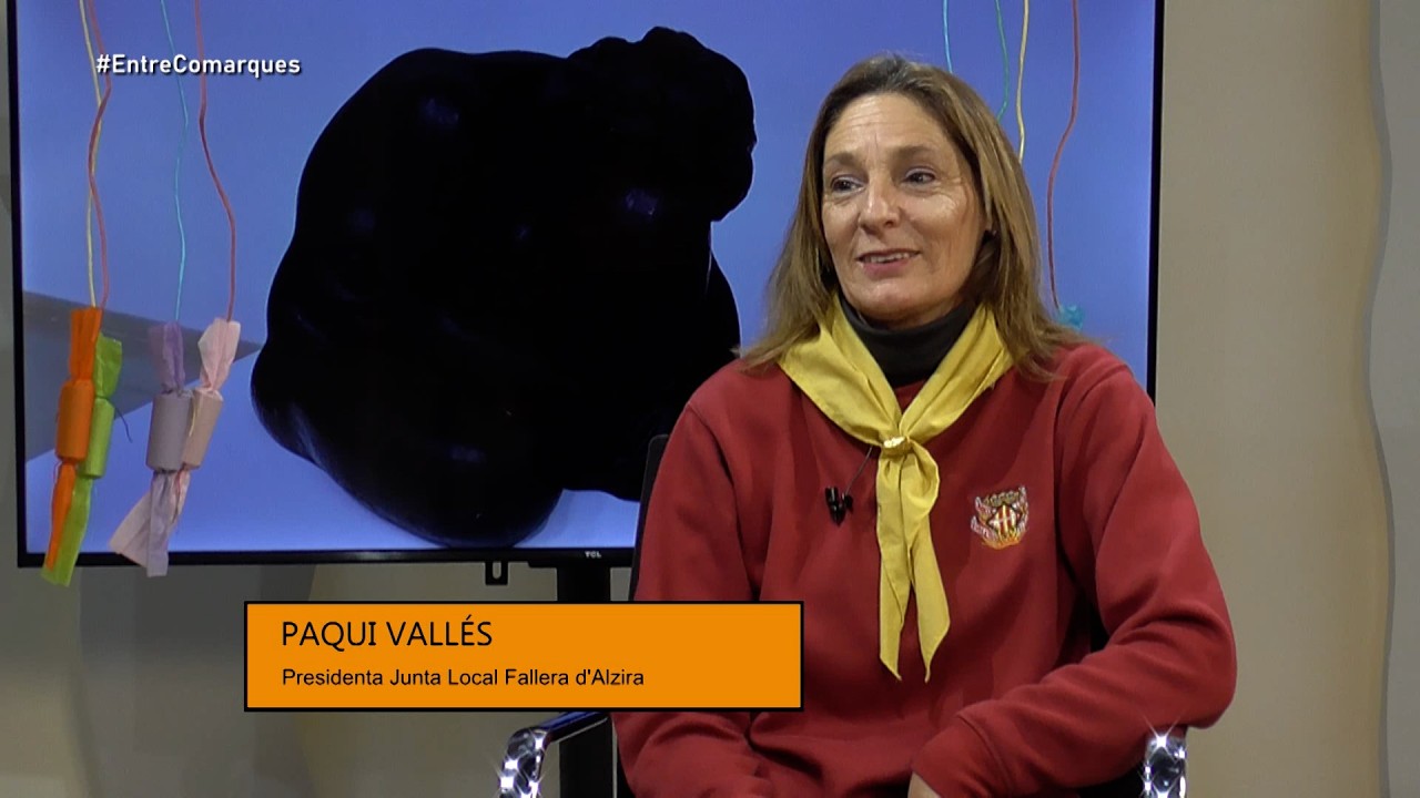 Entre Comarques: Entrevista a Paqui Vallés, presidenta de la Junta Local Fallera d’Alzira