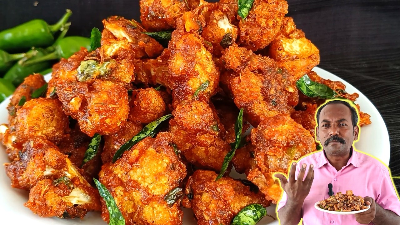 கேட்டரிங் ஸ்டைல் காலிபிளவர் 65 சீக்ரெட் 🤔🔥 Restaurant style Cauliflower 65 | Gopi 65 fry recipe 
