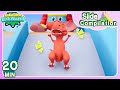 🏃‍➡️ GoGoDino Babyland 20MIN Slide Collection 🛝 Learn Color, Shape &amp; Number with Baby Dinos