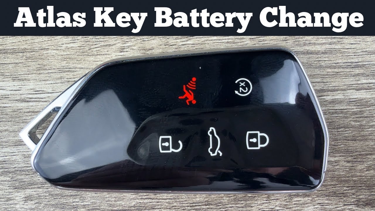 2024 - 2026 VOLKSWAGEN Atlas Key Fob Battery Replacement - How To ...
