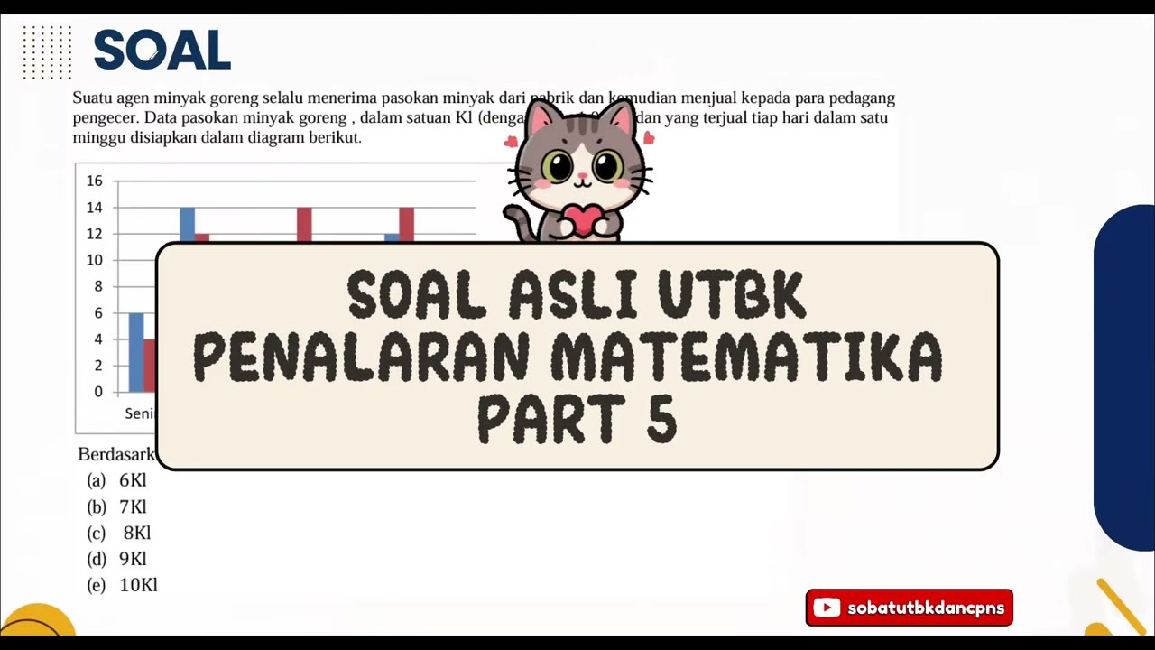 #sobatutbk SOAL ASLI UTBK PENALARAN MATEMATIKA PART 5