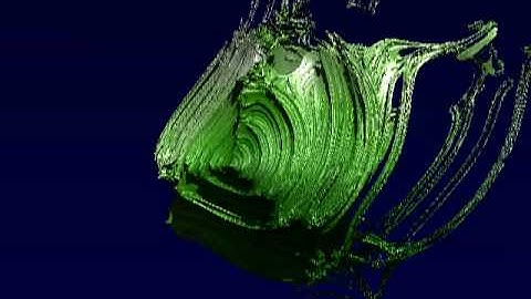 3D Mandelbrot fractal animation