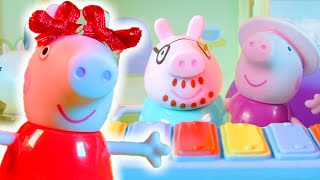 peppa pig official channel peppa pigs music party at home