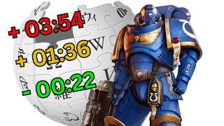 Wikipedia Speedrunning Warhammer (Badly)
