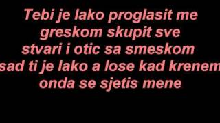 Miniatura de "Tose Proeski - Srce nije kamen (Lyrics) by Nikola"