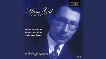 5 Intermezzi for String Quartet, Op. 10: IV. Allegro commodo