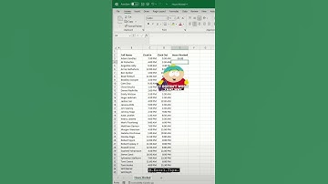 EXCEL TIP AND TRICKS - 14 HOURS WORKED  in Excel #exceltips #exceltricks #spreadsheets #tutorial