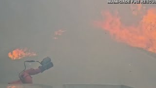 Wildfire shuts down roadways in Florida Keys